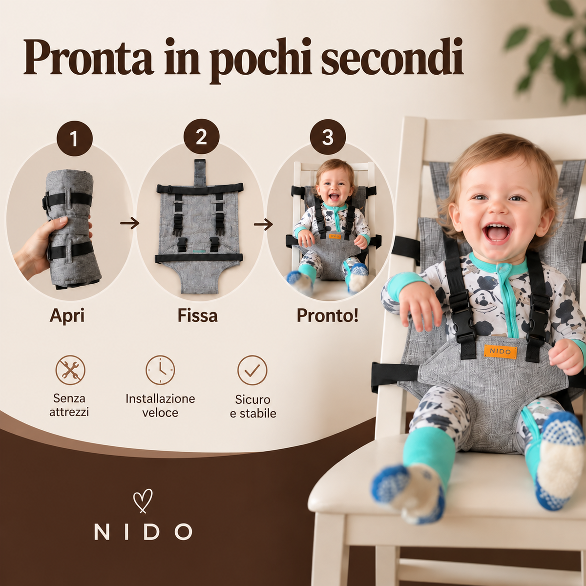 NIDO — Dove si siede, si sente al sicuro.