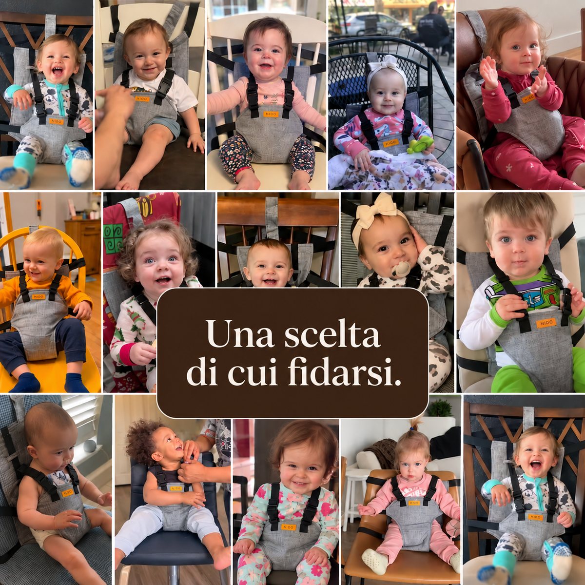 NIDO — Dove si siede, si sente al sicuro.